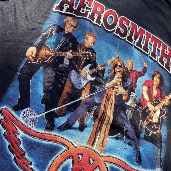 Aerosmith 2001 Just Push Play Tour Tee - Picture 2 of 5